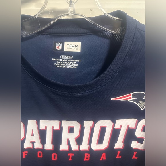 New England Patriots Shirt Adult Blue Casual NFL Football Mens Size XL NWT - Picture 7 of 7